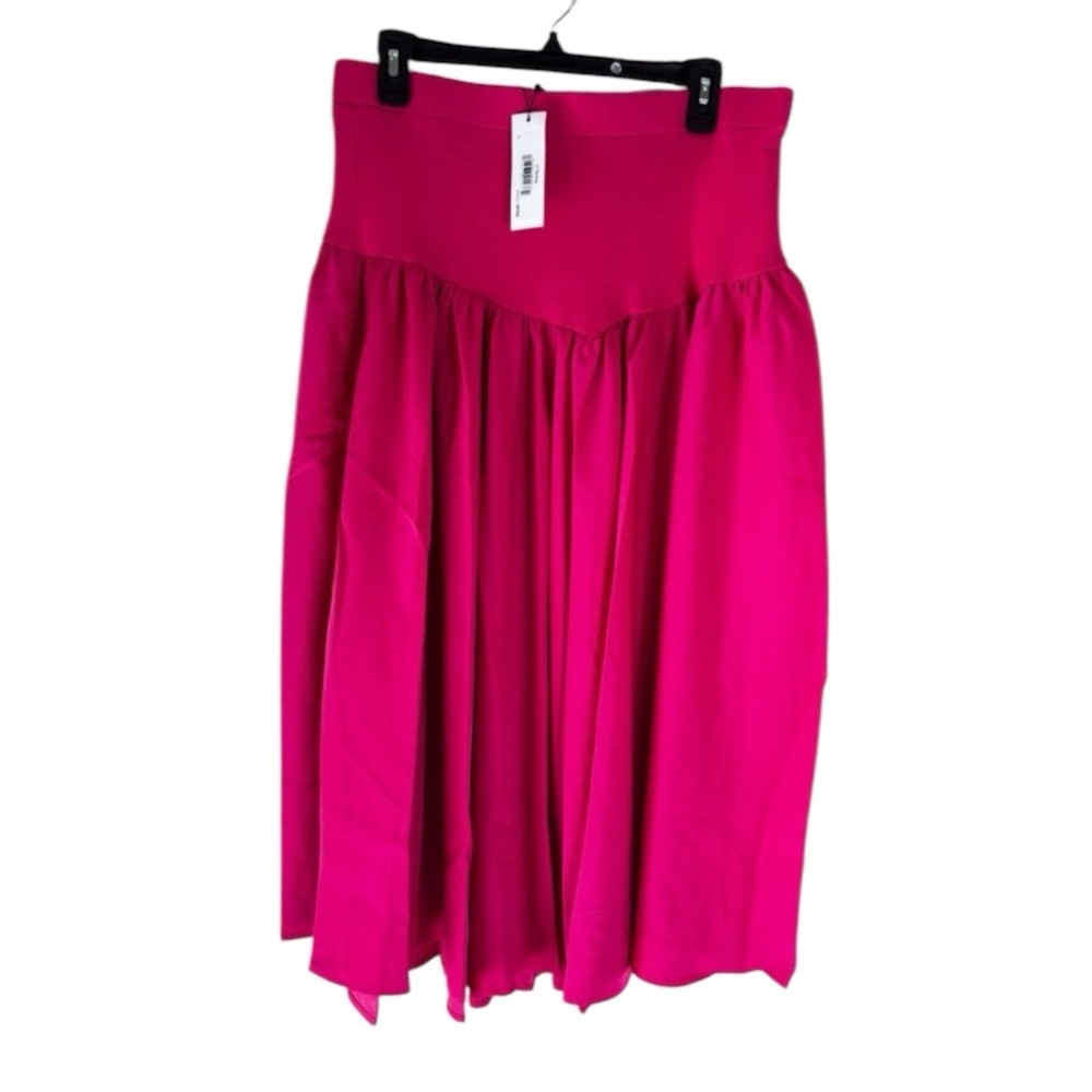 Flowy Midi Skirt THE DROP vibrant Pink Women's medium - Picture 4 of 4